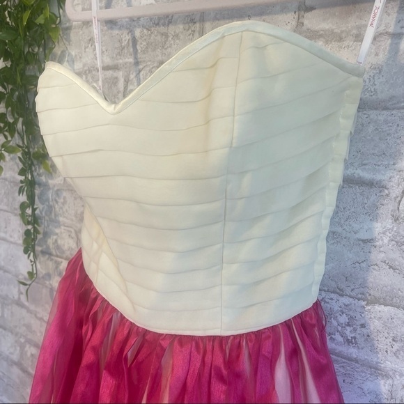 BETSEY JOHNSON Teen Vogue Strapless Cupcake Pink Dress‎ - Picture 3 of 12